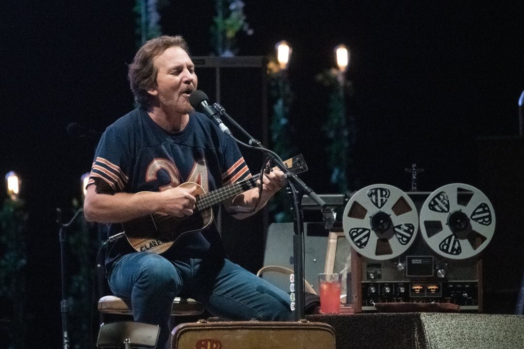 Eddie Vedder en un concierto