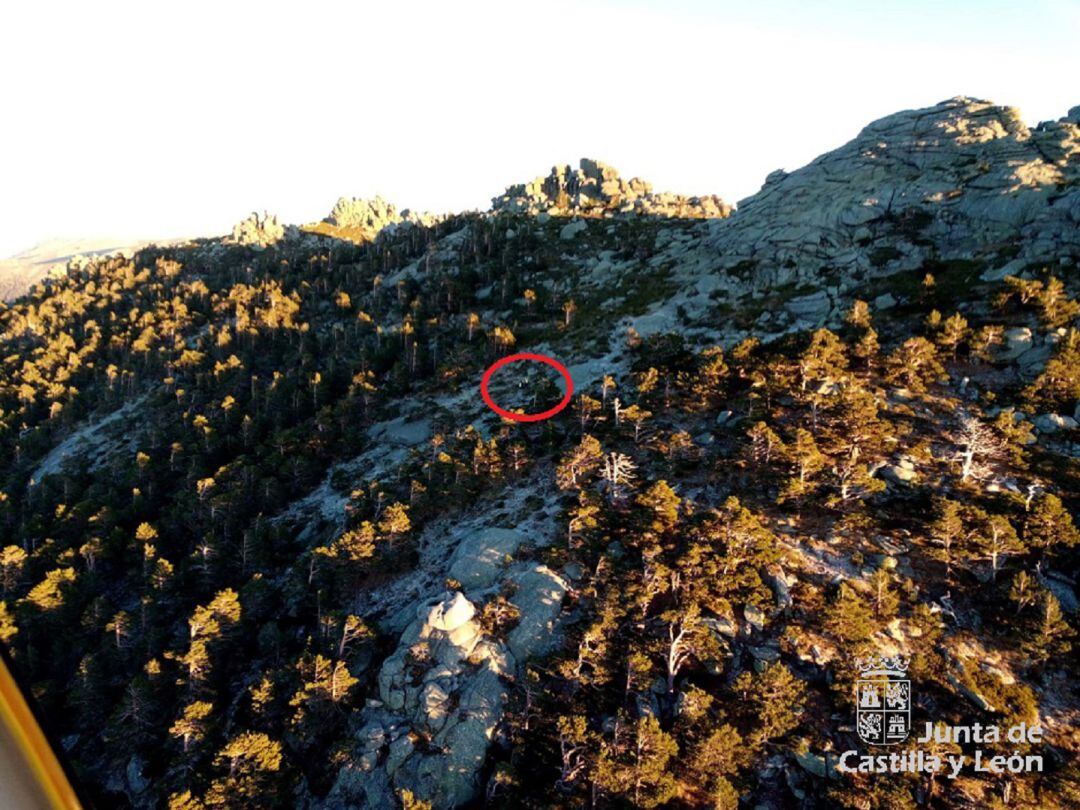 Rescatada en helicóptero una montañera herida en la Ruta de los Siete Picos