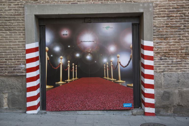 Uno de los Photocalls situados en la calle Huertas