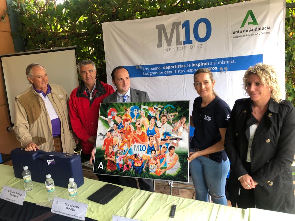 Acto celebrado en Linares con Fátima Gálvez, medallista de oro en Tokio 2020.