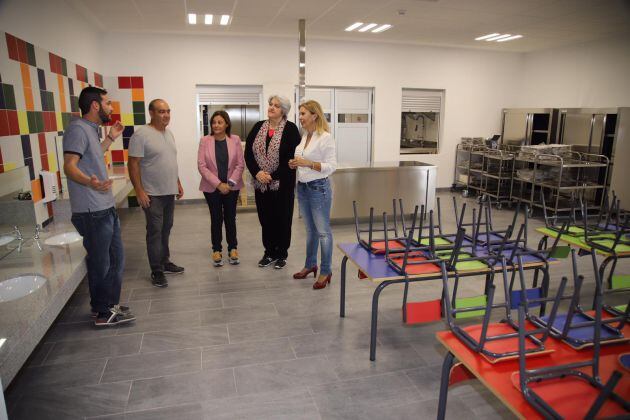 Comedor del nuevo CEIP La Destila de Arrecife.