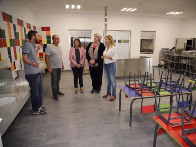 Comedor del nuevo CEIP La Destila de Arrecife.
