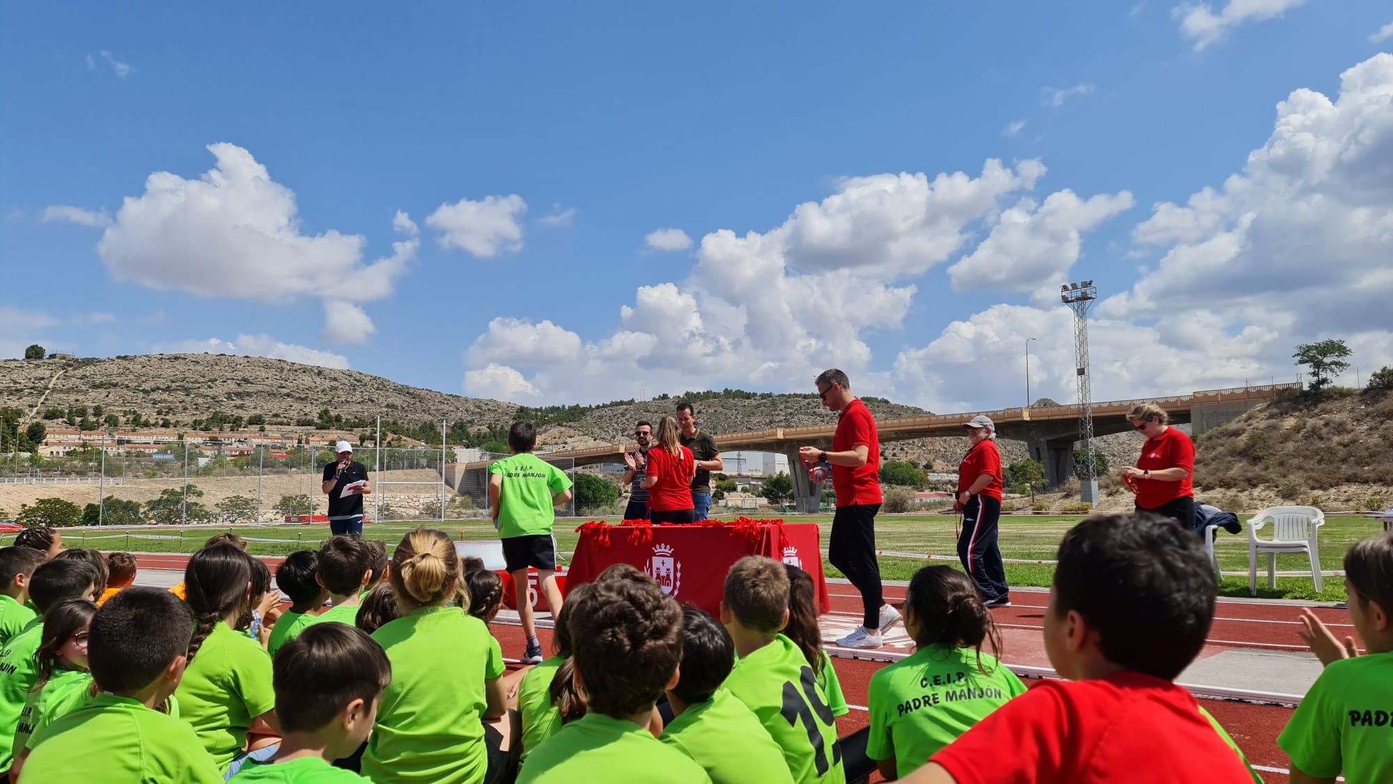 Entrega de medallas en las pruebas de los Juegos Deportivos de la Comunidad Valenciana