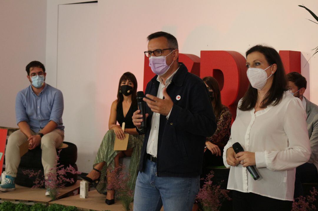 Diego Conesa en un acto de Juventudes Socialistas