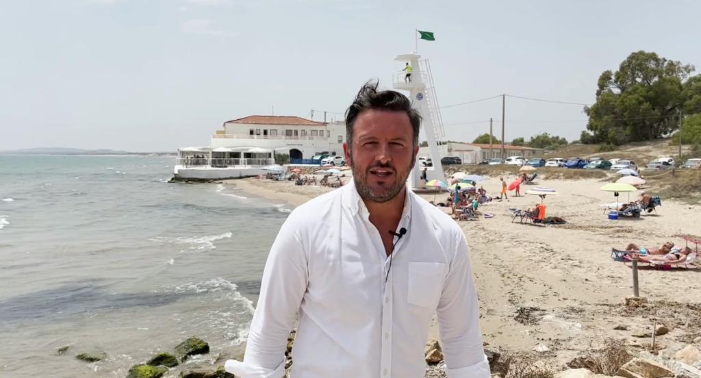 Pablo Ruz, presidente del Partido Popular, en La Marina