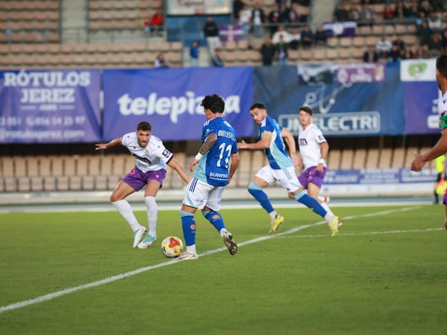 Imagen del partido entre el Xerez CD y el Real Jaén