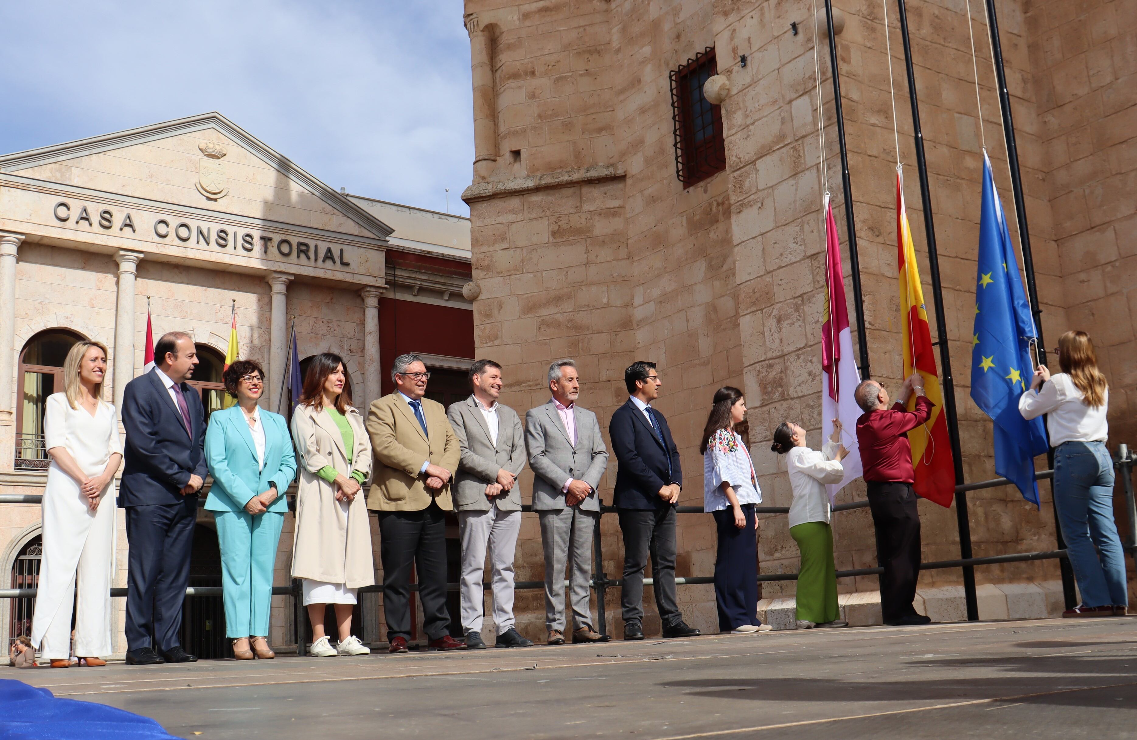 Foto de familia en el Día de Europa