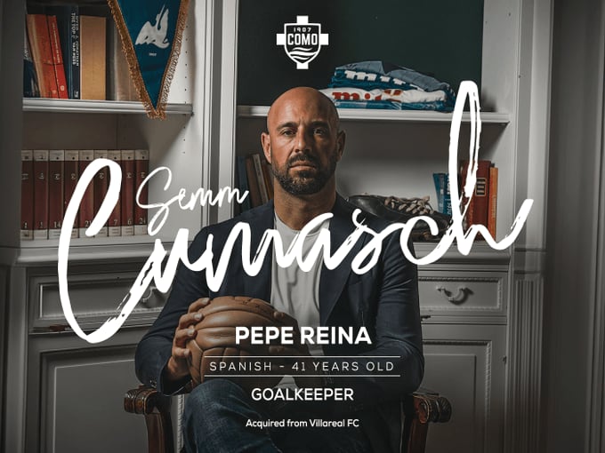 Pepe Reina ficha por el Como 1907