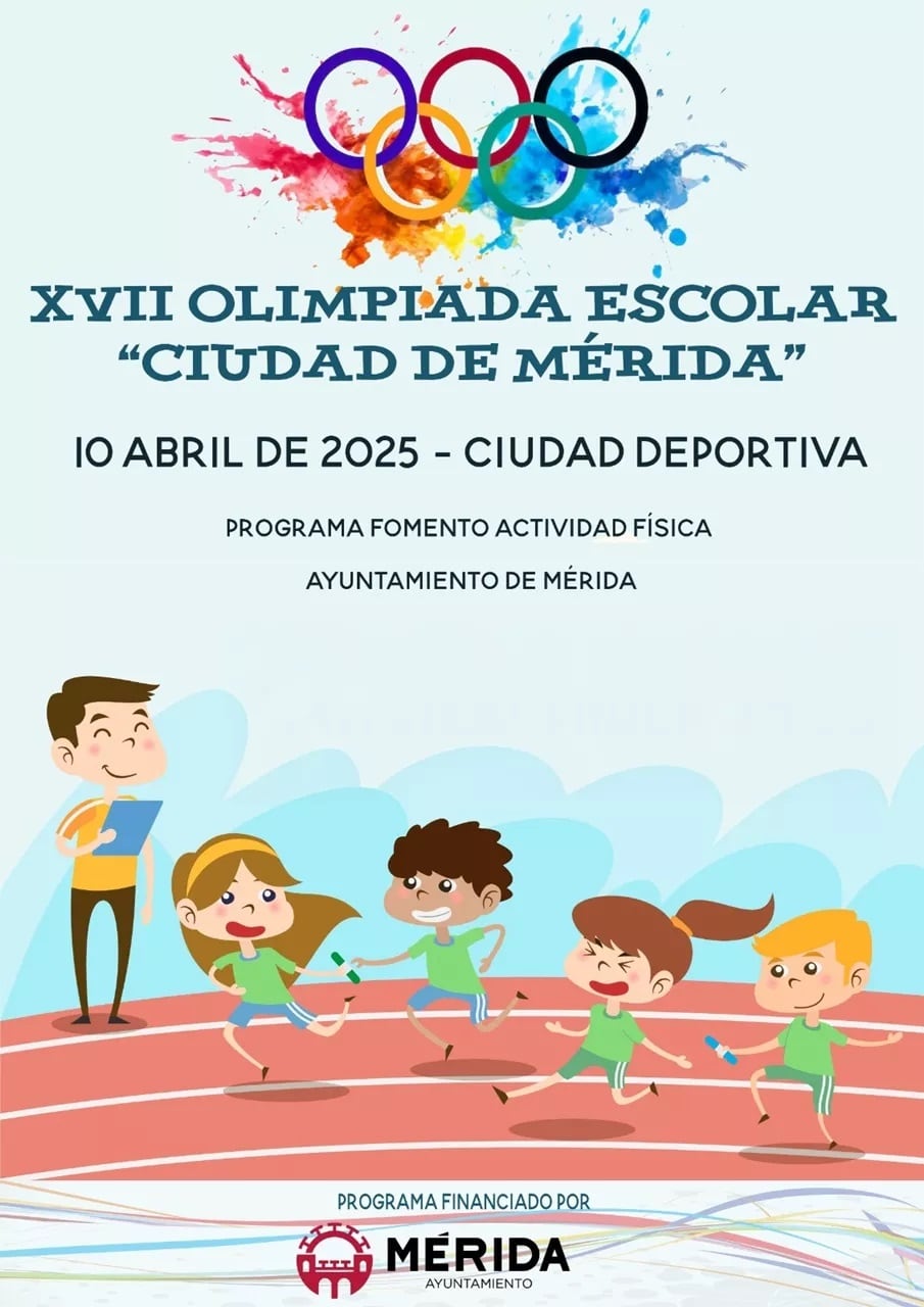 Cartel Olimpiada Escolar Mérida