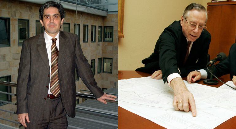 Benedicto González (i) y Salvador Molina (d) en dos imágenes de archivo