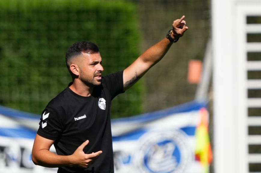 José Herrera, entrenador del UD Granadilla Egatesa.