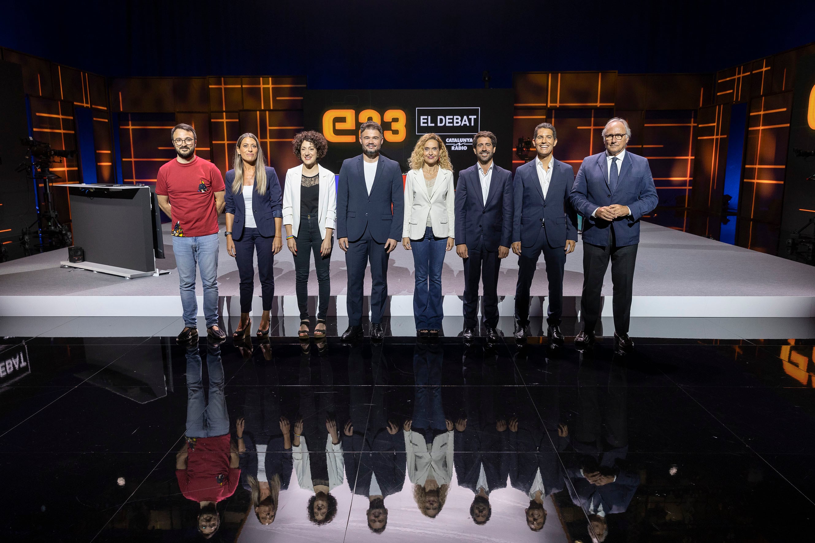 Els candidats a les Eleccions Generals aldebat de TV3 i Catalunya Ràdio.