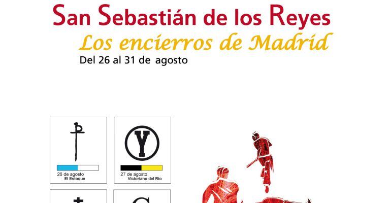 Cartel promocional de los encierros de San Sebastián de los Reyes