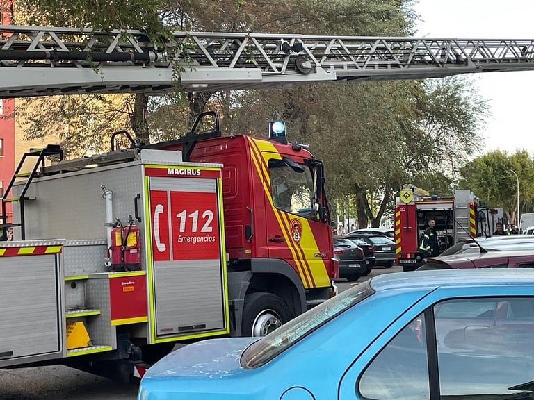 Imagen de archivo de una dotación de los Bomberos de Linares.