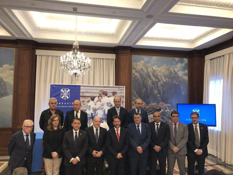 La fundación del club blanquiazul fue presentada oficialmente