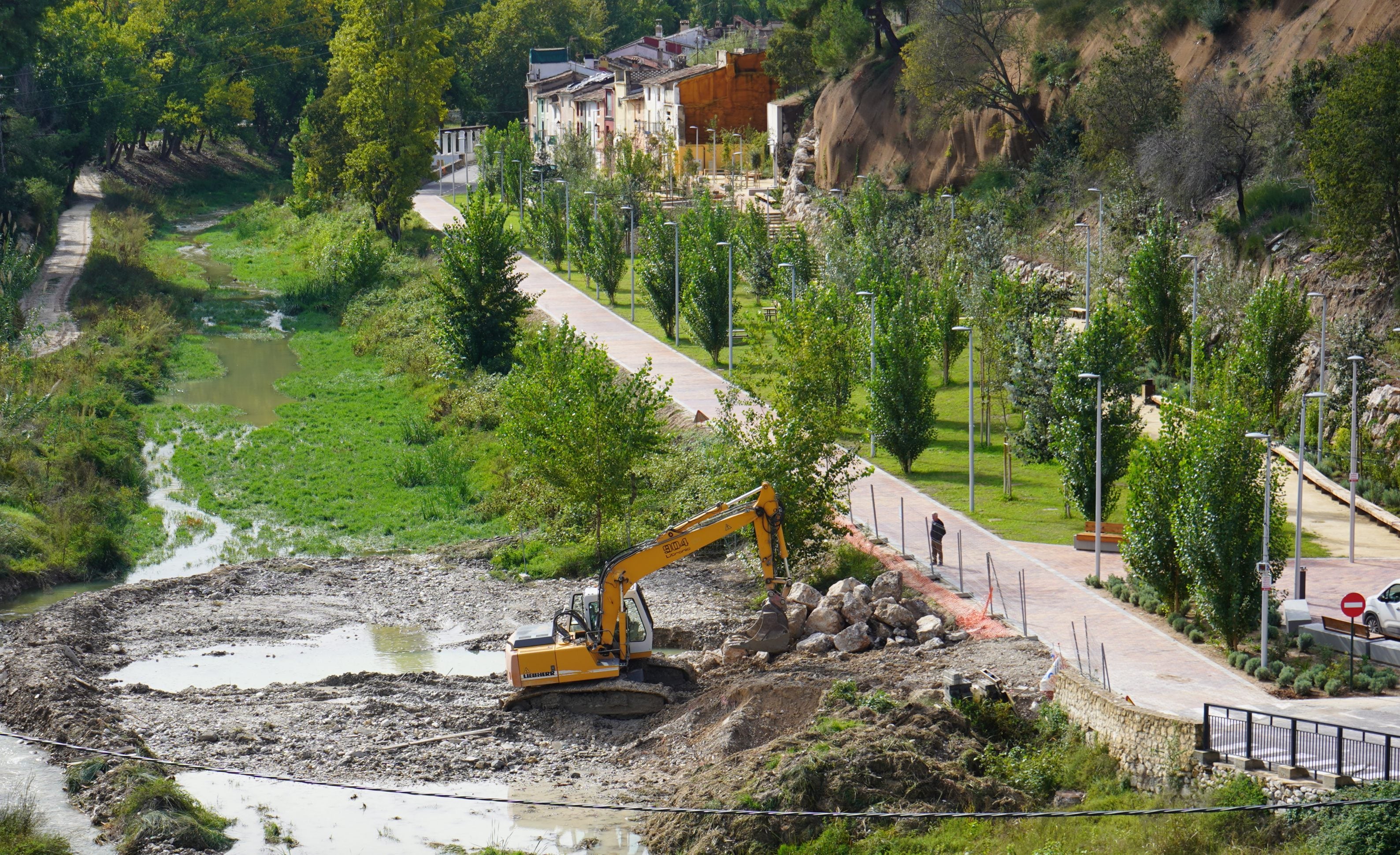 Inicio de las obras de la pasarela