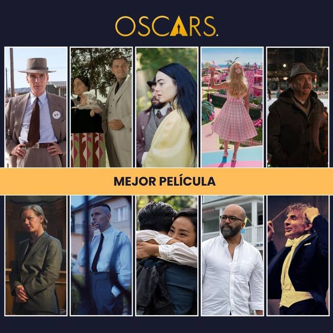 Nominadas a mejor película en los Oscar