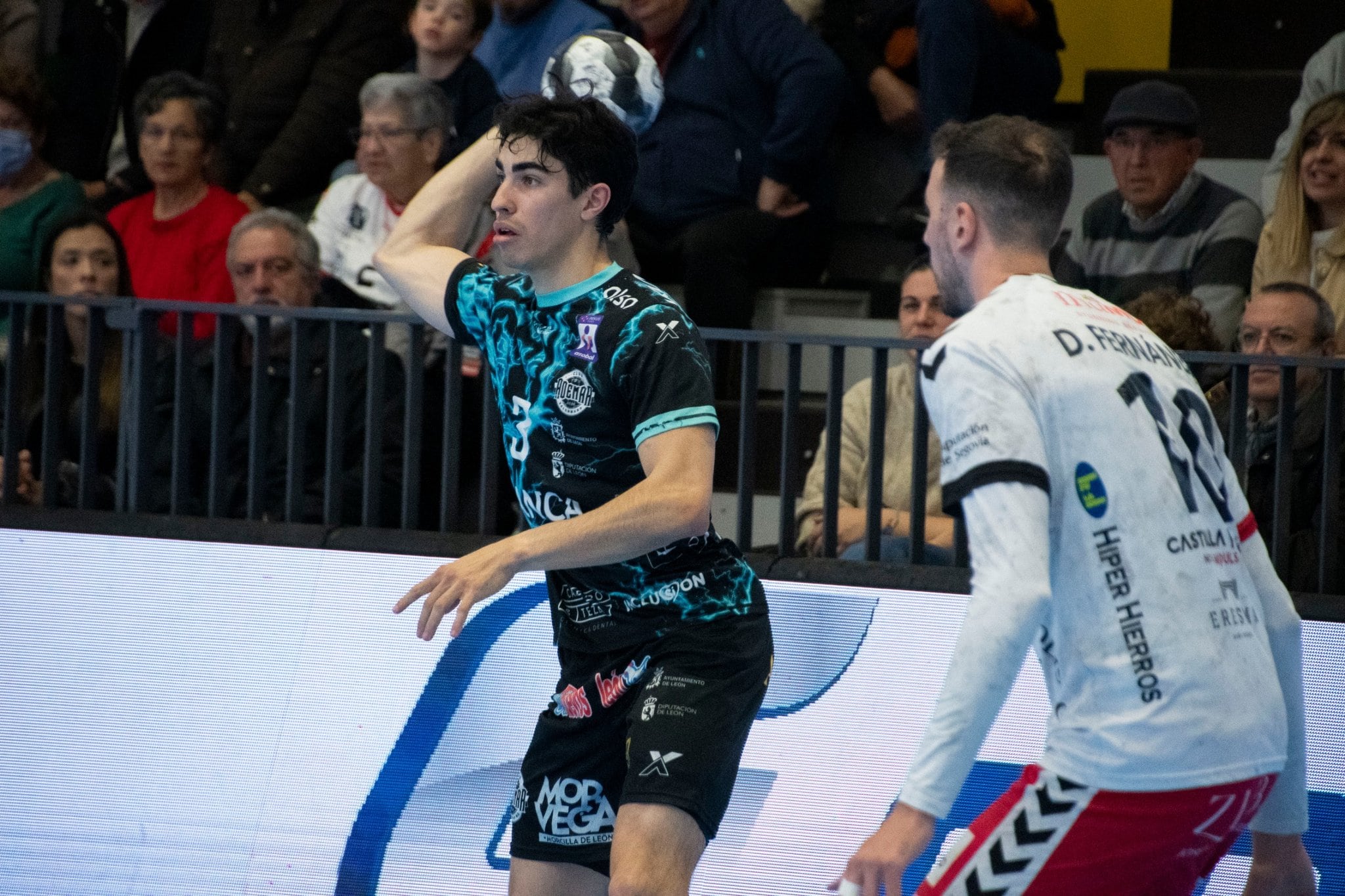 Javi Miñambres fue uno de los destacados ante Guadalajara.