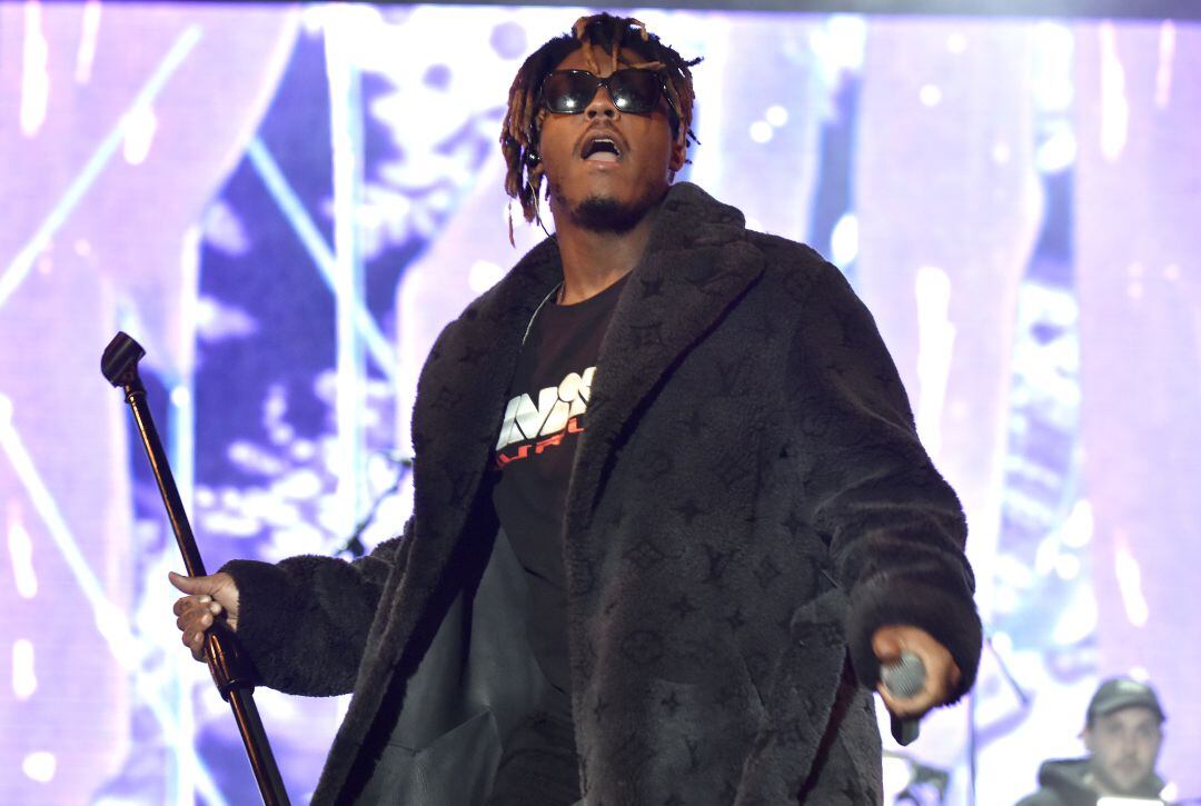 Juice Wrld actúa durante el Festival de Música Rolling Loud 2019 en Oakland