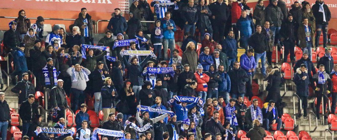 Afición del Deportivo en Mallorca