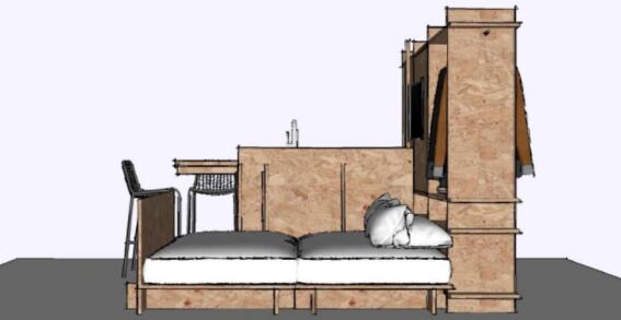 Imagen del prototipo de mueble fronta