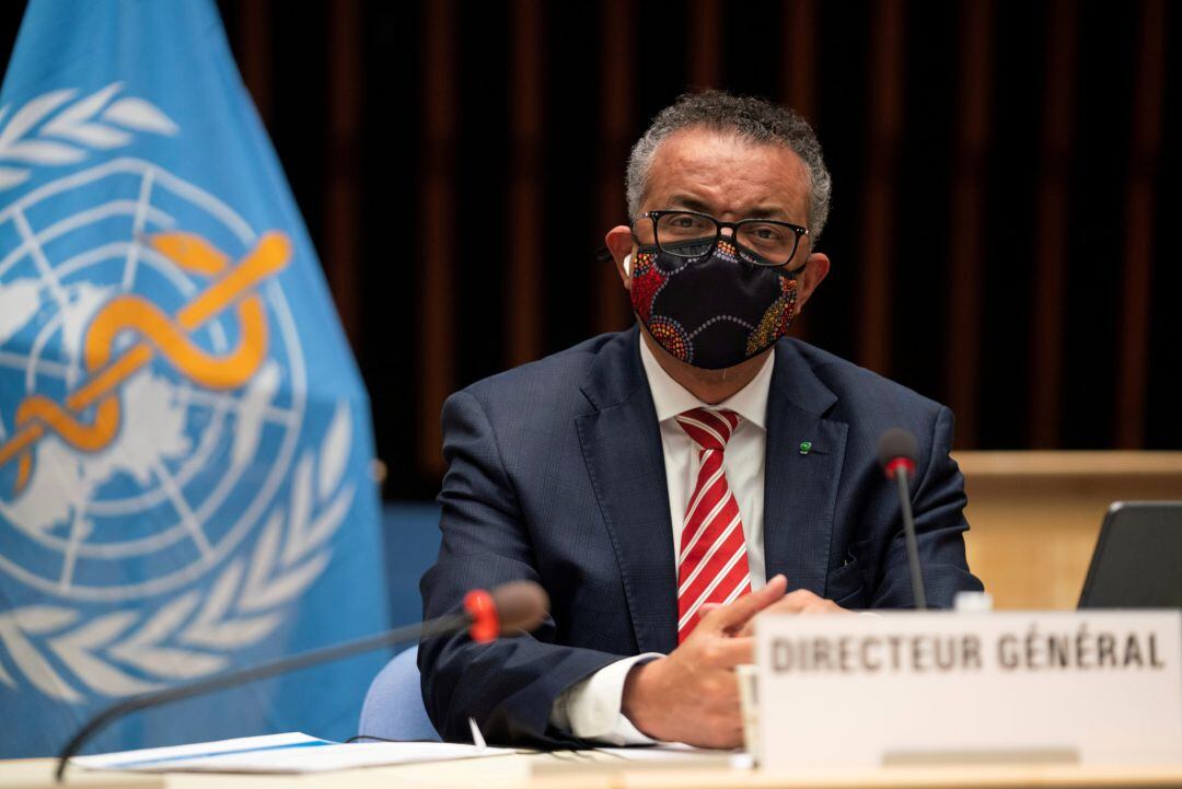 El director general de la OMS, Tedros Adhanom Ghebreyesus