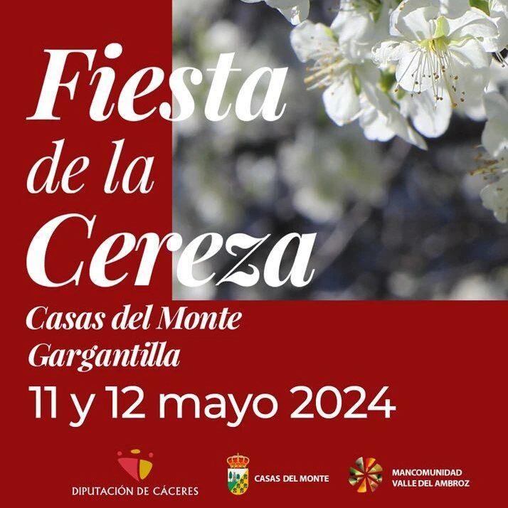 Cartel de la fiesta de la Cereza 2024