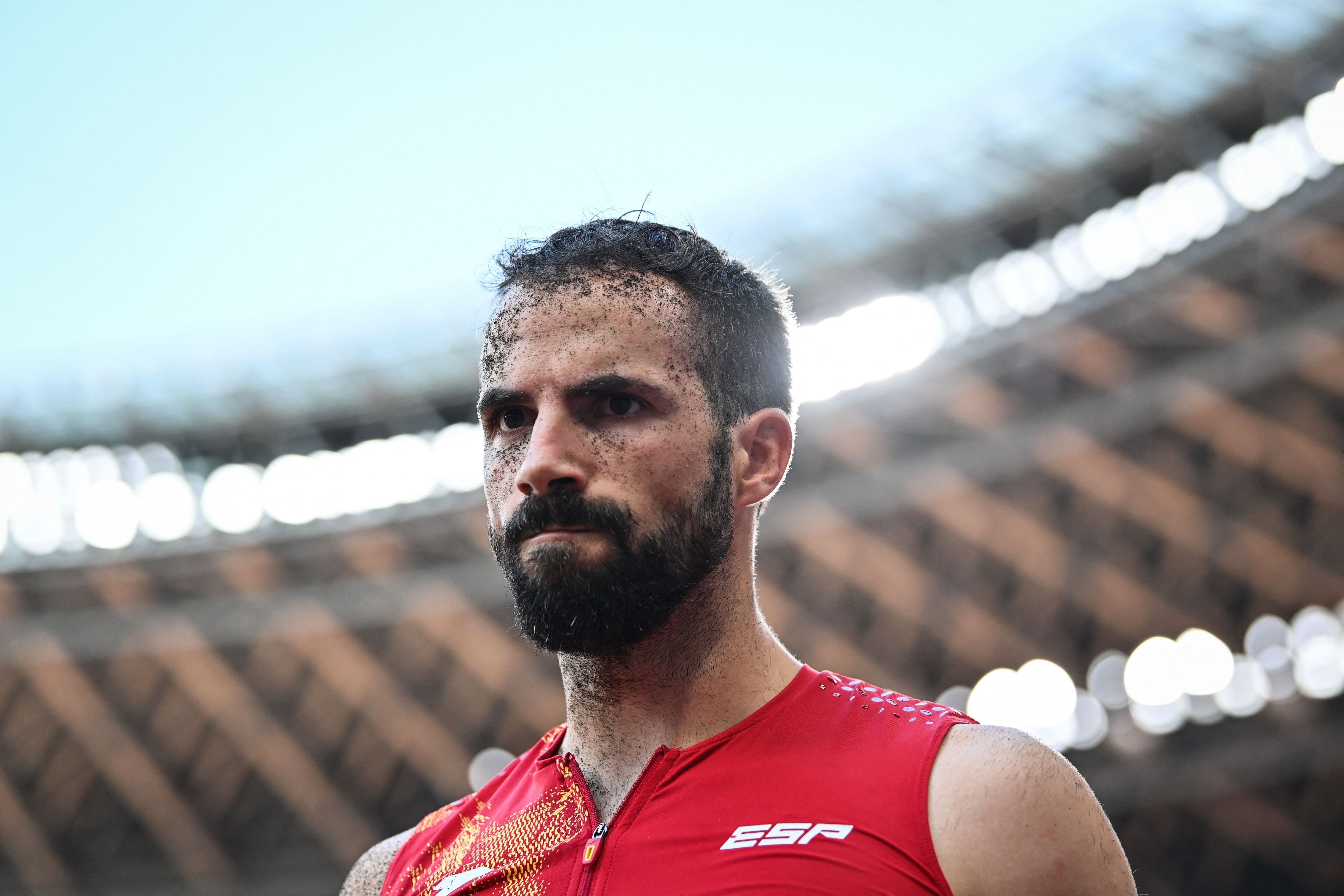 Eusebio Cáceres, durante los Juegos Olímpicos de Tokyo 2021.