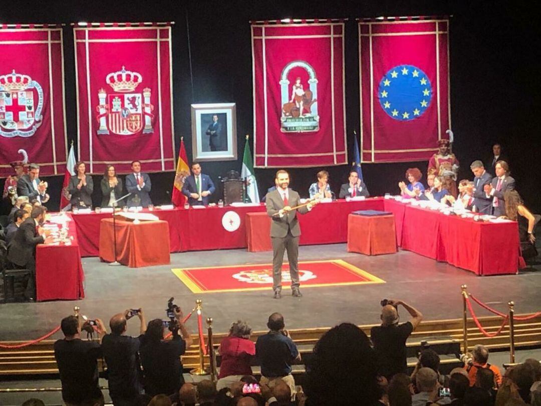 Ramón Fernández-Pacheco, reelegido alcalde de Almería con el apoyo de Vox y Ciudadanos.