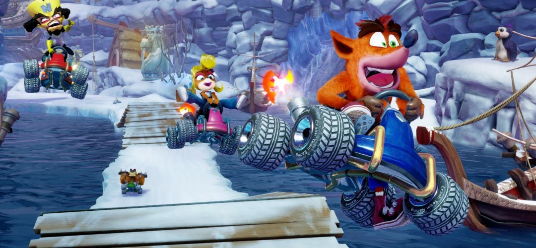 Crash y sus amigos a toda velocidad