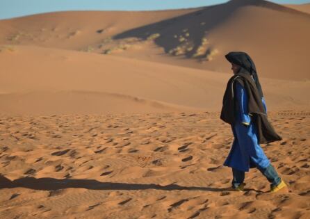 Moha, colaborador del programa dedicado al desierto del Sáhara