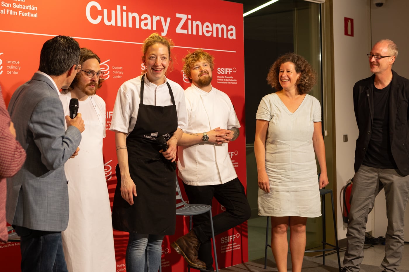 Coloquio de la sección Culinary Zinema tras la cena oficiada por el equipo del restaurante Koks.