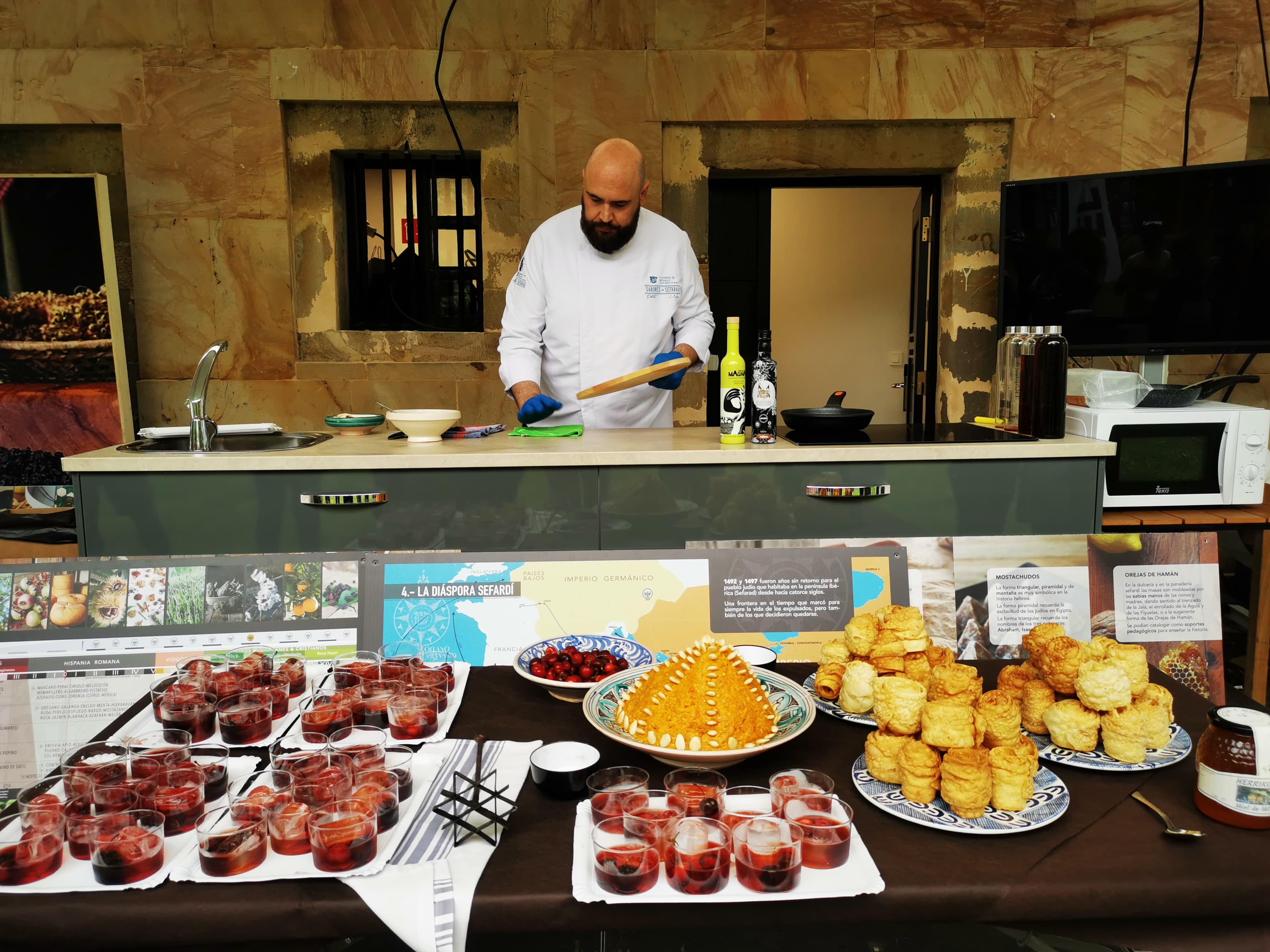 Momento del showcooking