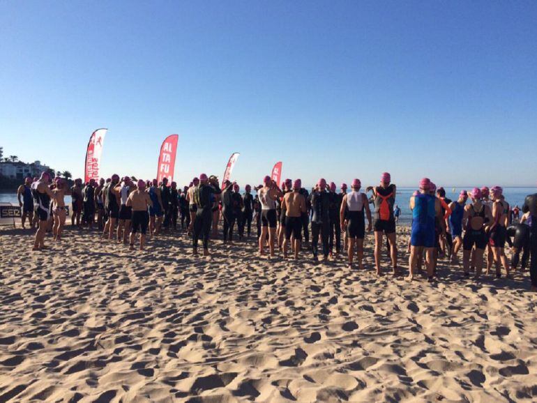 Els triatletes de la SERTRI a Altafulla