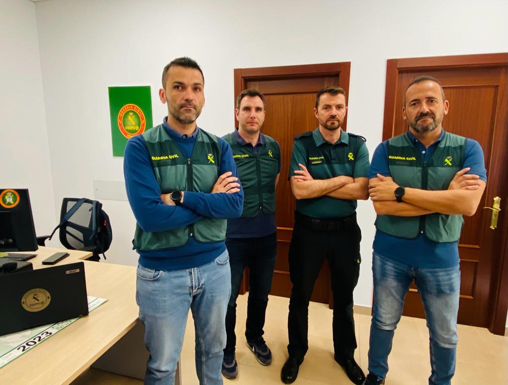 Equipo Arroba de la Guardia Civil en Córdoba