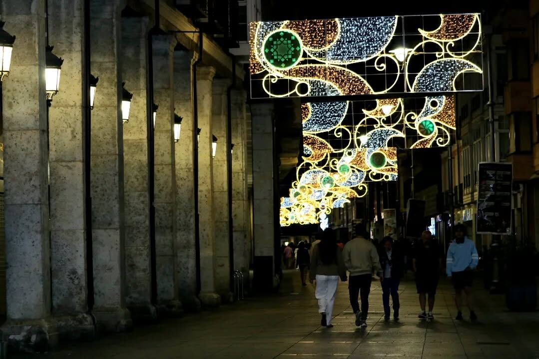 Iluminación ornamental de ferias