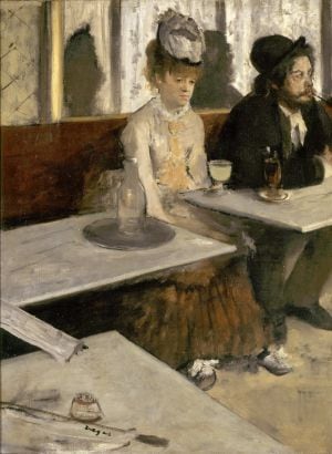 Fotografía facilitada por el Museo d&#039;Orsay que muestra la obra de Edgar Degas &quot;L&#039;Absinthe&quot; perteneciente a la muestra &quot;Esplendores y miserias&quot;