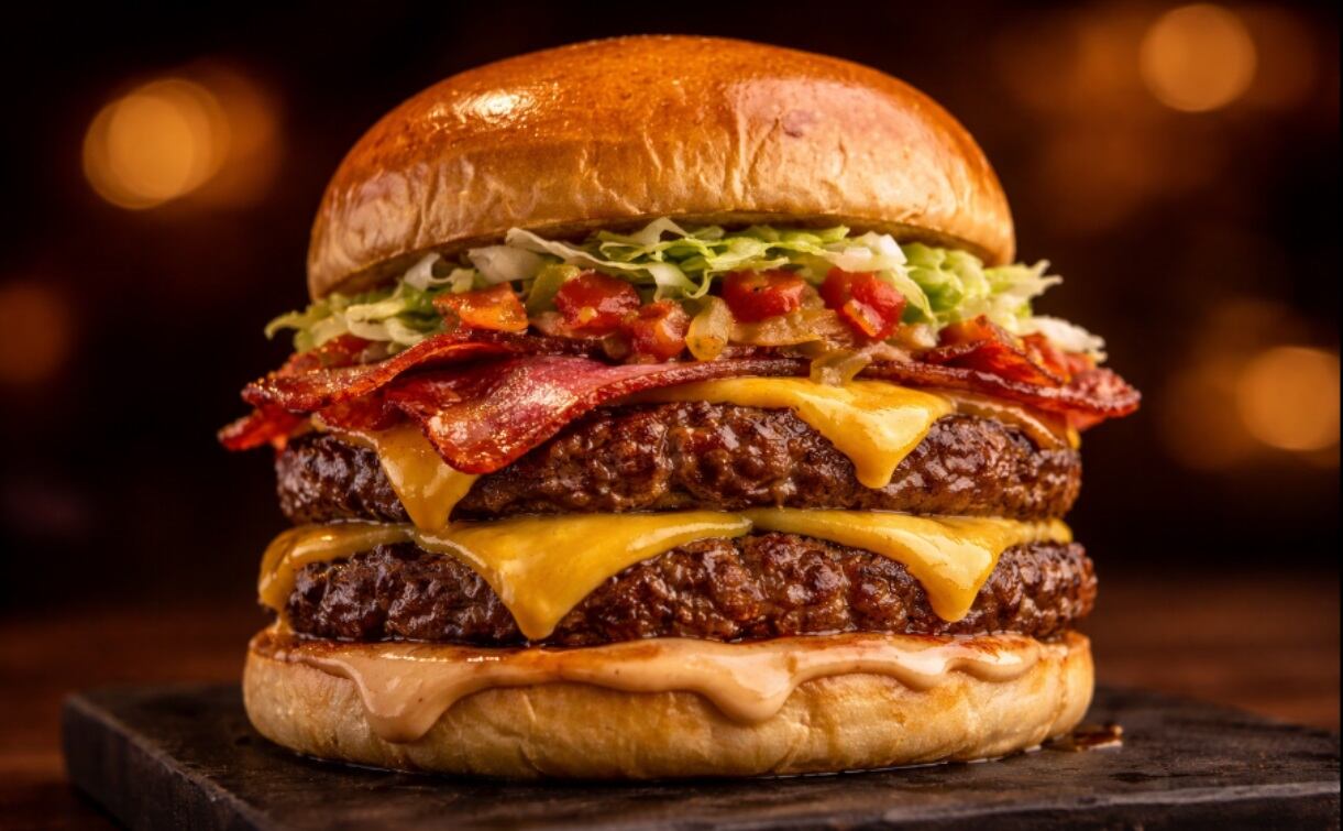 Hamburguesa La Matrix candidata de la viguesa Baruta al Campeonato de España de Hamburguesas