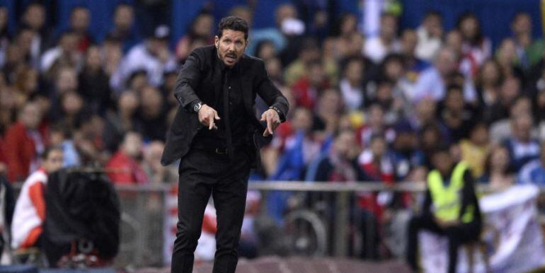 L'entrenador de l'Atlético, Diego 'Cholo' Simeone.