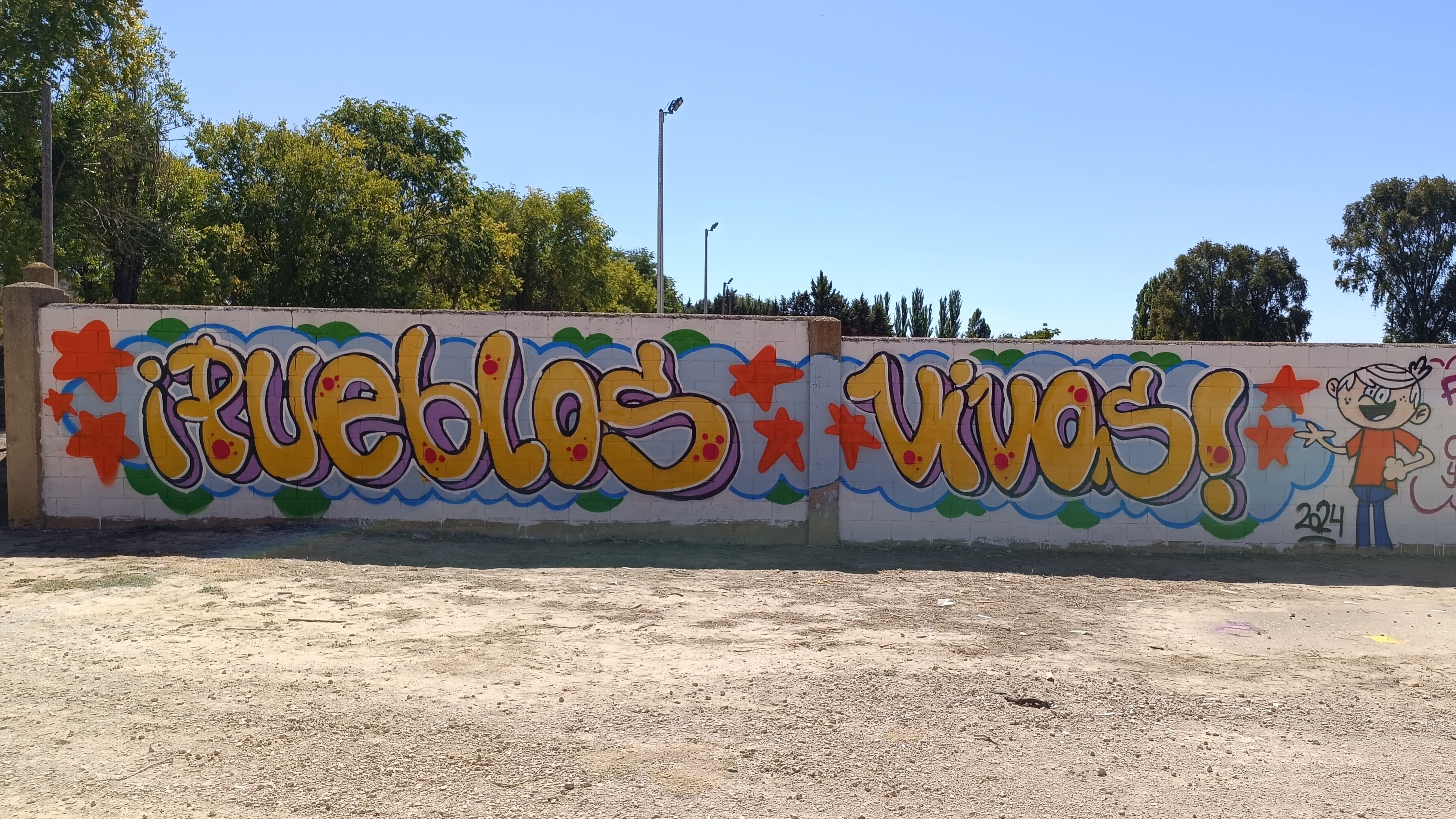 Mural en Monzón de Campos (Palencia)