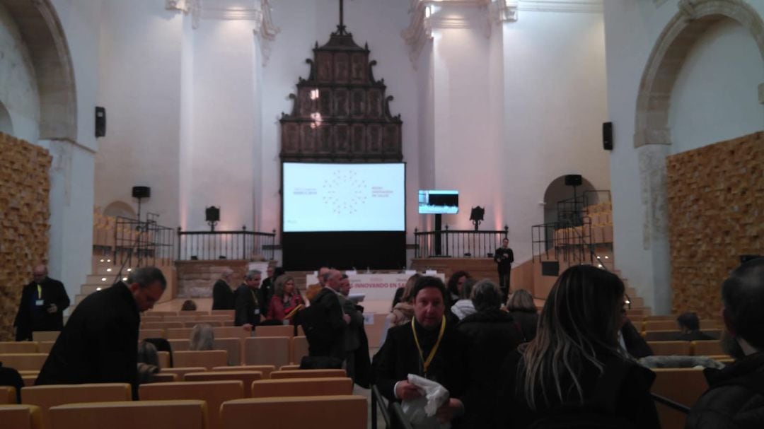 Auditorio del Hospital de Santiago donde se celebra el Congreso de la Sociedad Andaluza de Calidad Asistencial