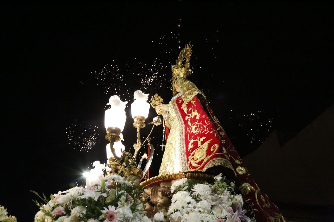 Imagen de la patrona de Móstoles, Nuestra Señora de los Santos