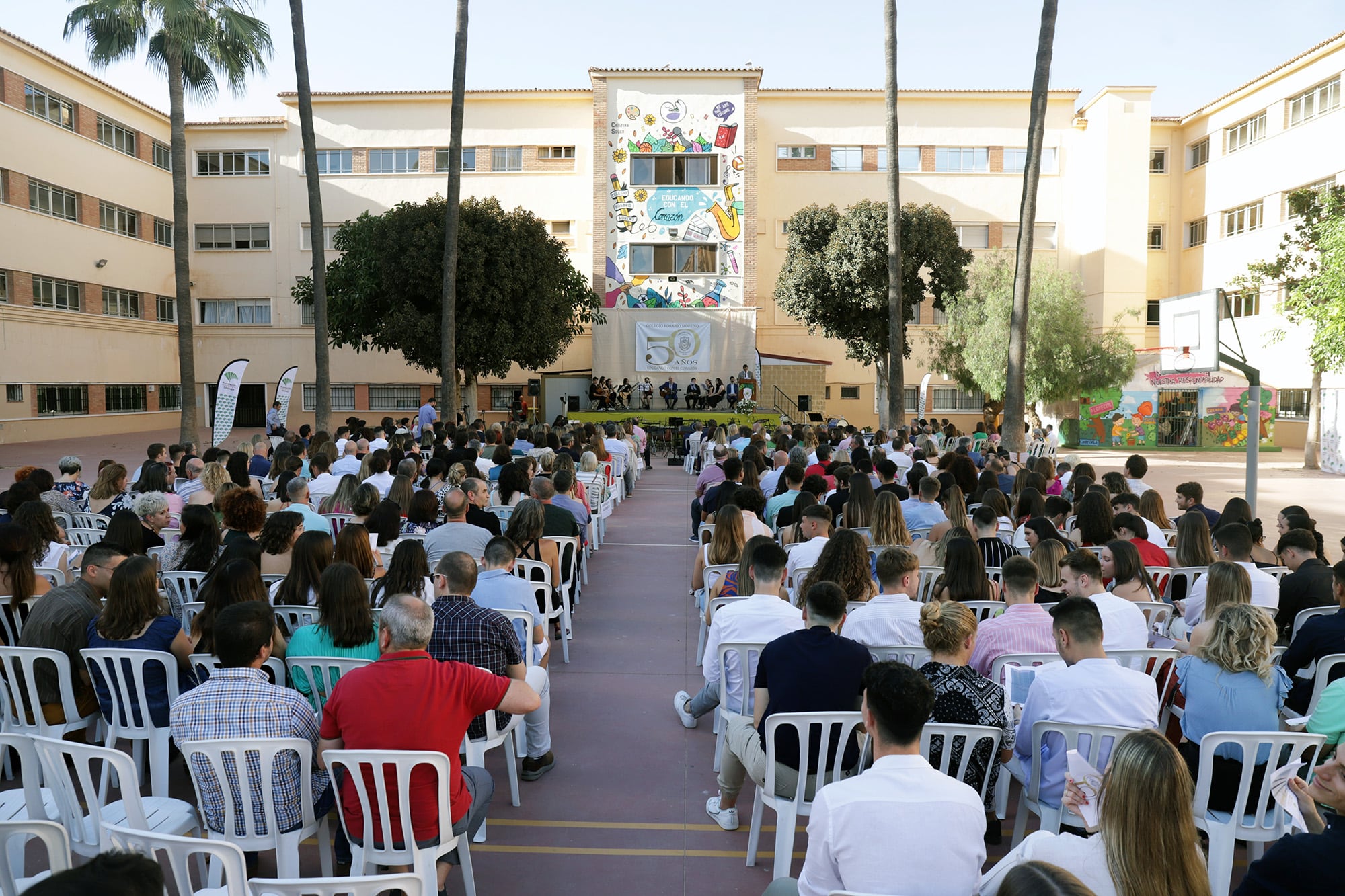 Acto de celebración del 50 aniversario del colegio Rosario Moreno