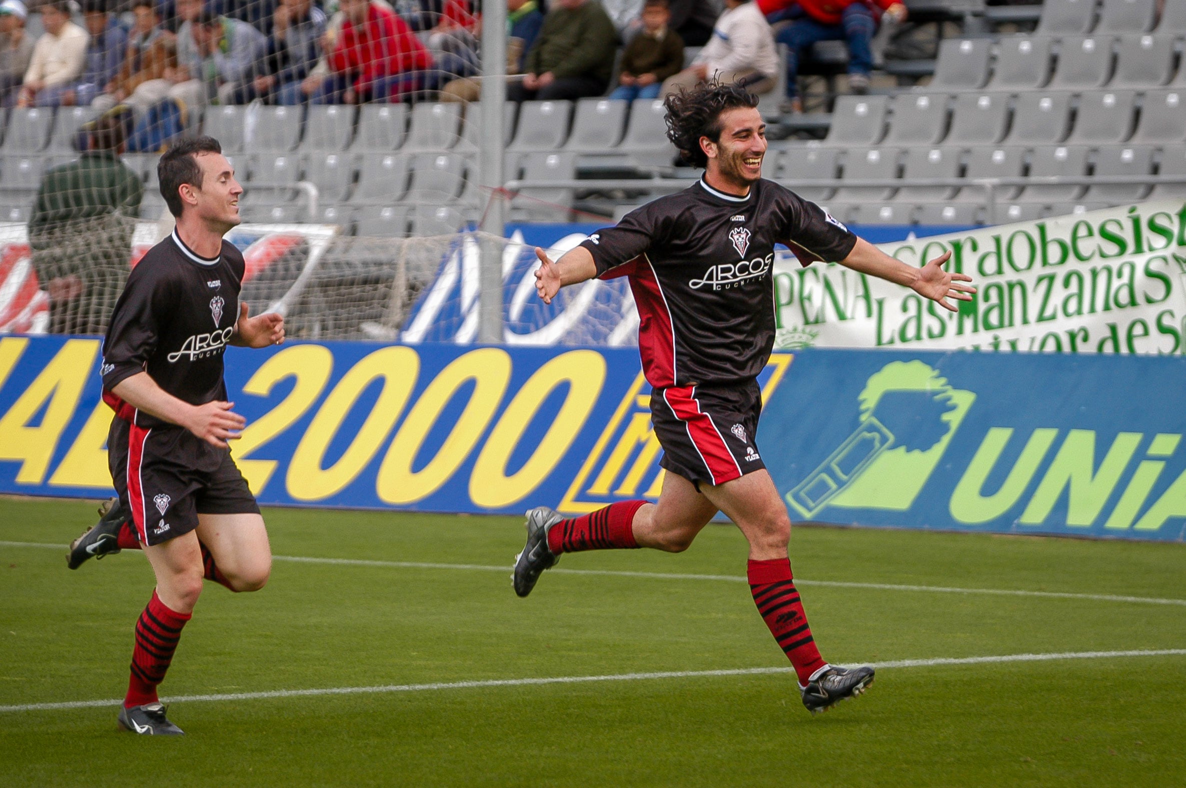 Jandro, durante su etapa como futbolista del Albacete