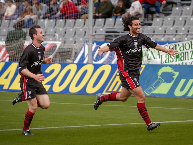 Jandro, durante su etapa como futbolista del Albacete