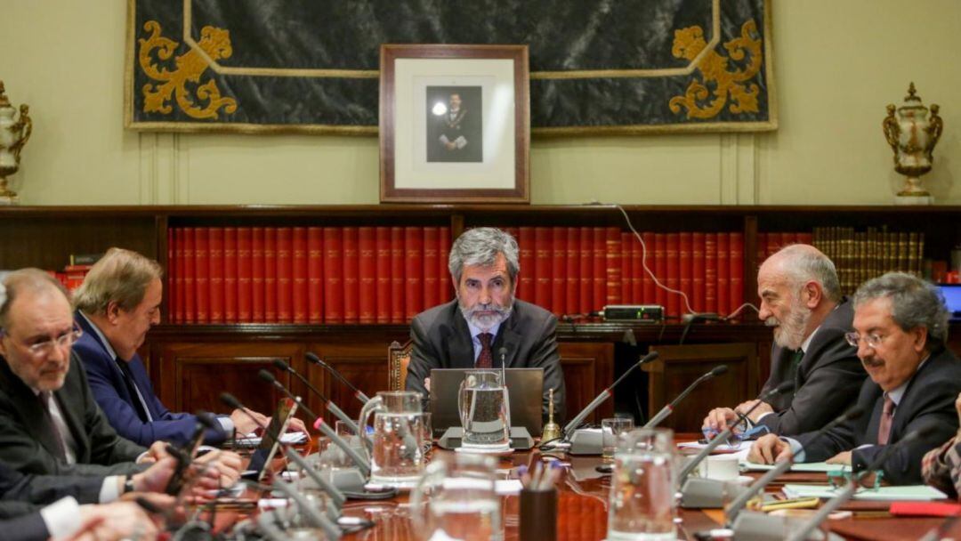 El pleno del CGPJ reunido en una imagen de archivo