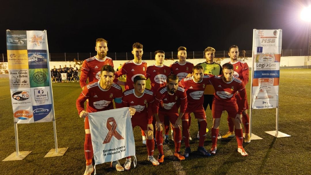 Equipo titula del Jódar C.F. ante el C.D. Canena Atlético