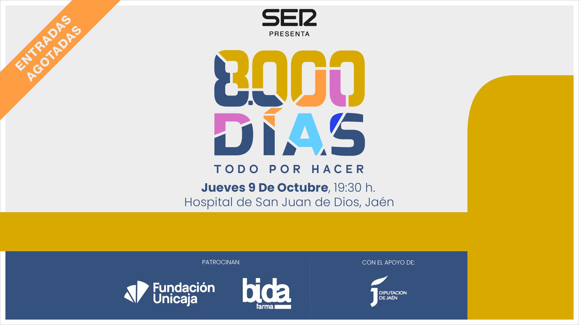 Agotadas las invitaciones para 8.000 Días en Jaén.