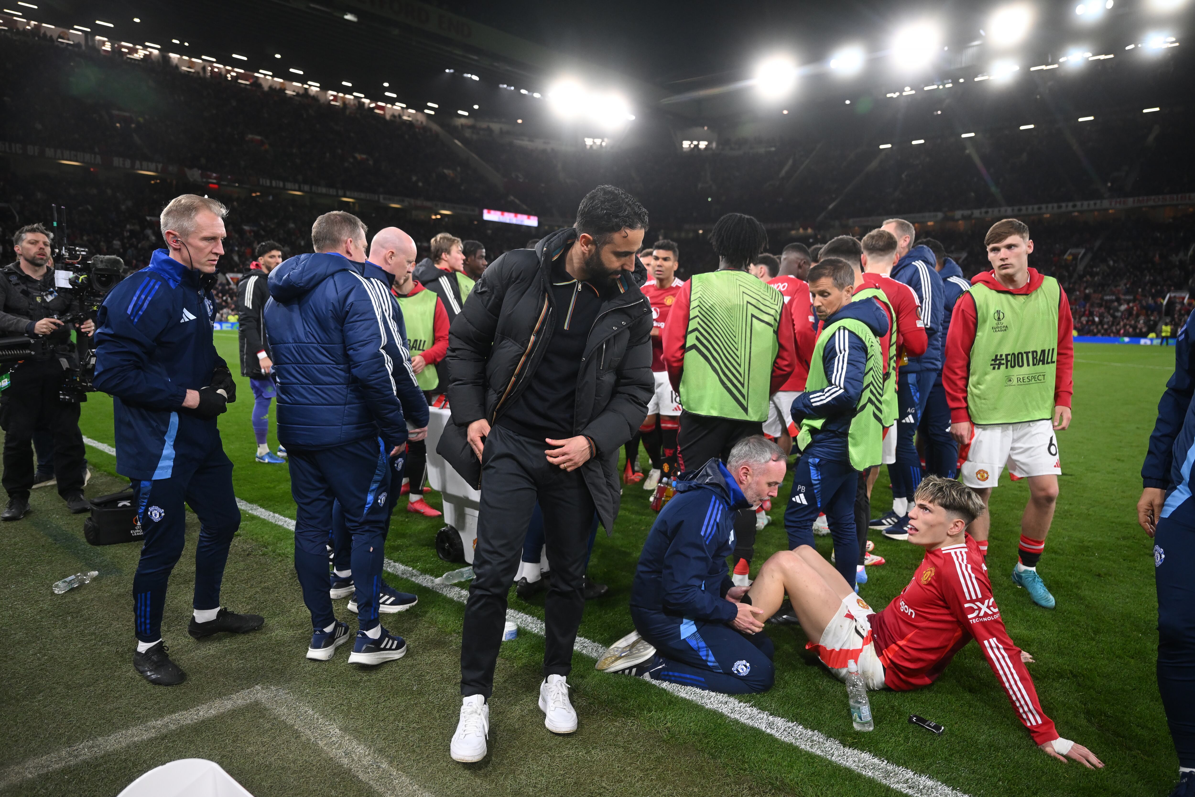 Manchester United v Olympique Lyonnais - UEFA Europa League 2024/25 Quarter Final Second Leg