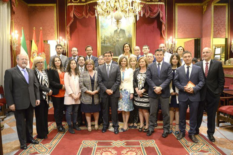 Nueva composición del Ayuntamiento de Granada, presidido por Paco Cuenca(PSOE)